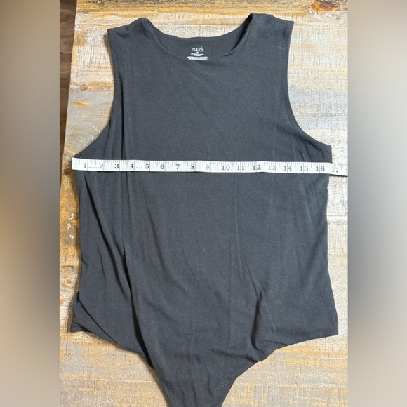 nuuds Classic crewneck tank Black Bodysuit - Picture 5 of 6